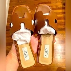 Steve Madden Hayden Cognac Sandals